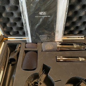 MXL CR 24 2 large and small capsule mic kit Black Chrome image 6