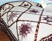 CUSTOM ORDER Amish Made Quilt Blazing Star