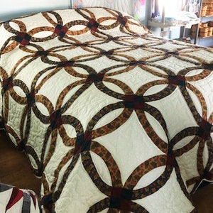 CUSTOM ORDER Amish Handmade Quilt – Wedding Ring