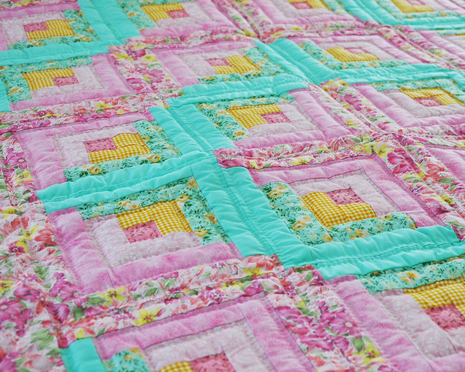 CUSTOM ORDER Baby Amish Quilt Log Cabin Etsy