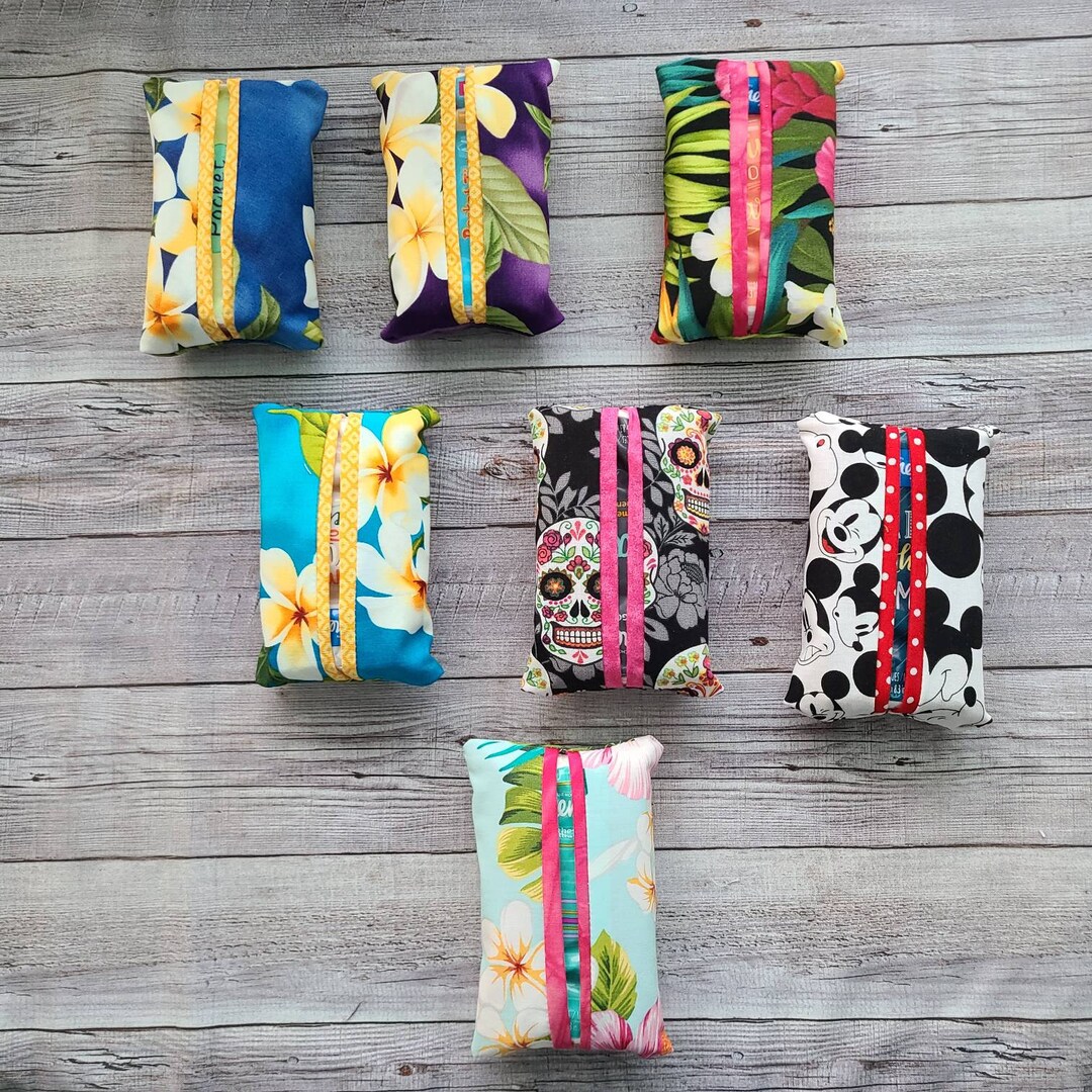 Pocket Tissue Case Travel Tissue Holder Cotton Fabric Pocket Tissue