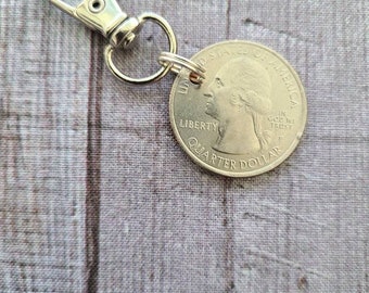 Aldi Cart Quarter ~ Shopping Cart Coin ~ Buggy Token ~ Grocery Store Key Chain ~ Cart Keeper Key Ring