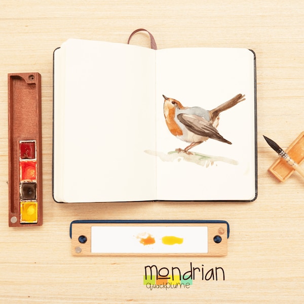 Mondrian mini watercolor set