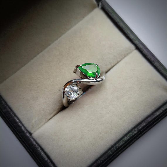 January And April Birthstone Ring January March And April Birthstone Jewelry January Birthstone 18K