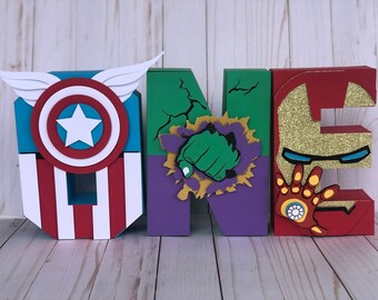 Avengers Letters Etsy