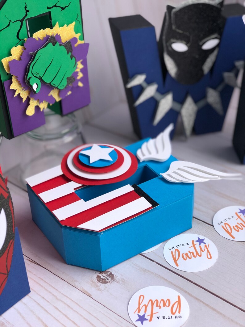Avengers 3D letters custom 3d letters iroman spiderman | Etsy