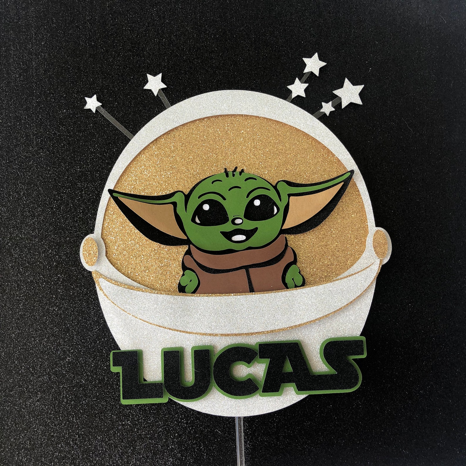 Baby Yoda cupcake topper Star Wars Cupcake Topper Star Wars Etsy Italia