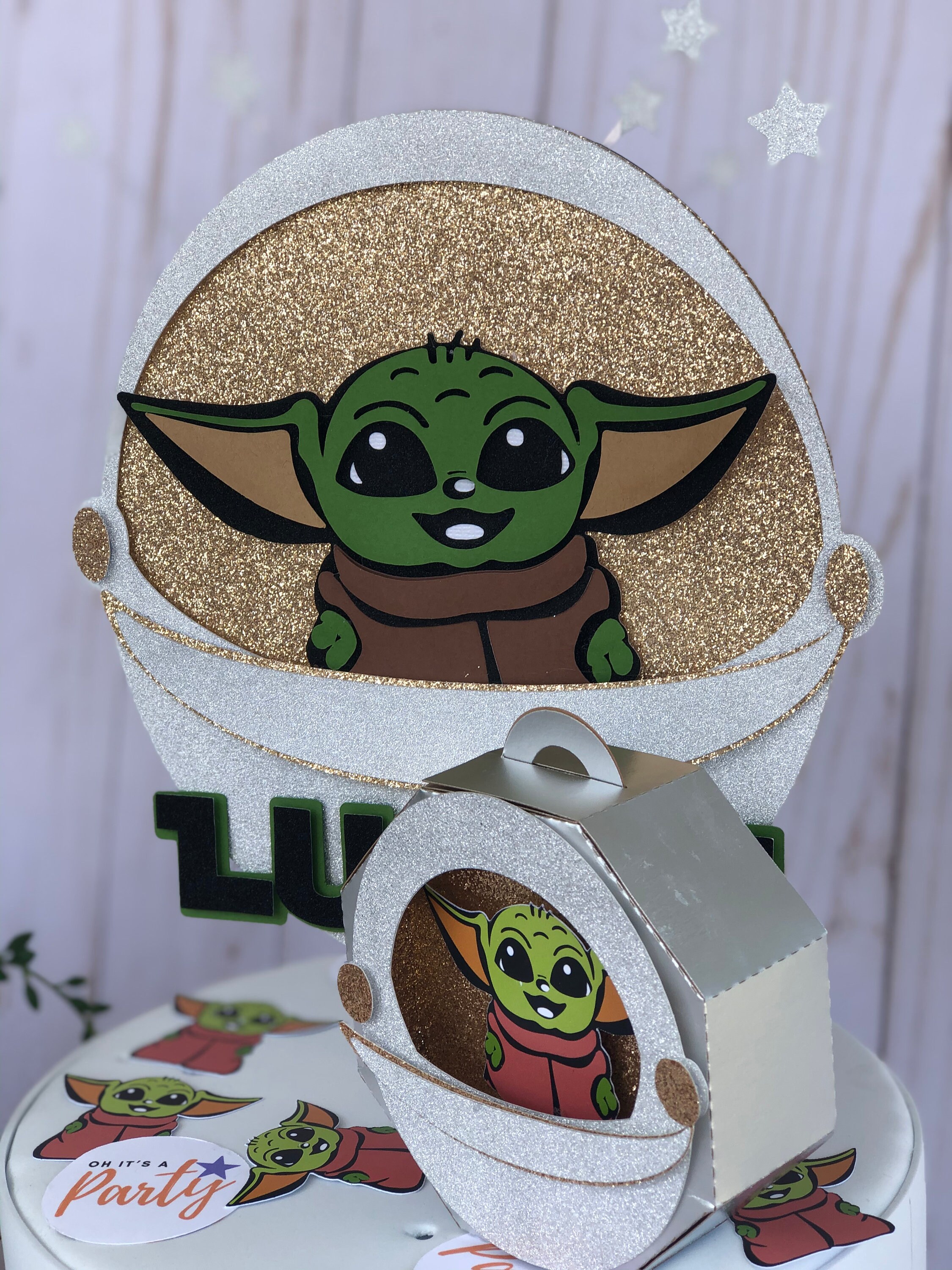 Baby Yoda favor boxes Baby Yoda Gift Box Baby Yoda Candy Etsy