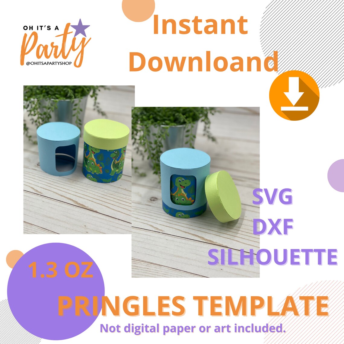 1.3oz Pringles Can Pringles Can Template Pringles Template - Etsy