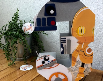 Personalized Star Wars 3D Letter or Number: Custom Party Decor
