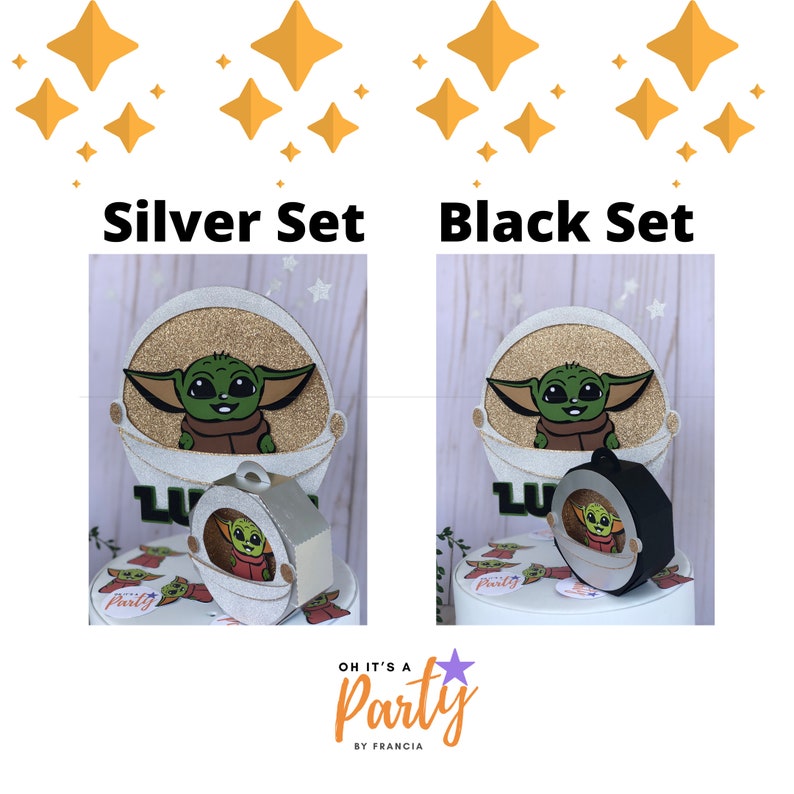 Baby Yoda favor boxes Baby Yoda Gift Box Baby Yoda Candy Etsy