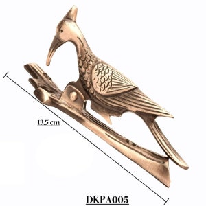 Handmade Brass Woodpecker Bird Door Knocker