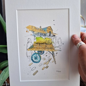COVENT GARDEN, London | Watercolours and Ink | Original and Prints | Wall Art, Gift, Hand Painted