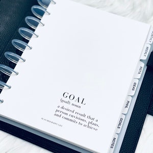 Painéis de planejamento, planejador A5, planejador pessoal, inserções de planejador, planejador de meia letra, mini planejador feliz, planejador clássico