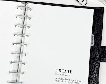 Create, Entrepreneur Definition, Happy Planner, Half Letter, A5, Personal, Louis Vuitton GM & MM Agenda, Planner Dashboards, Planner Inserts