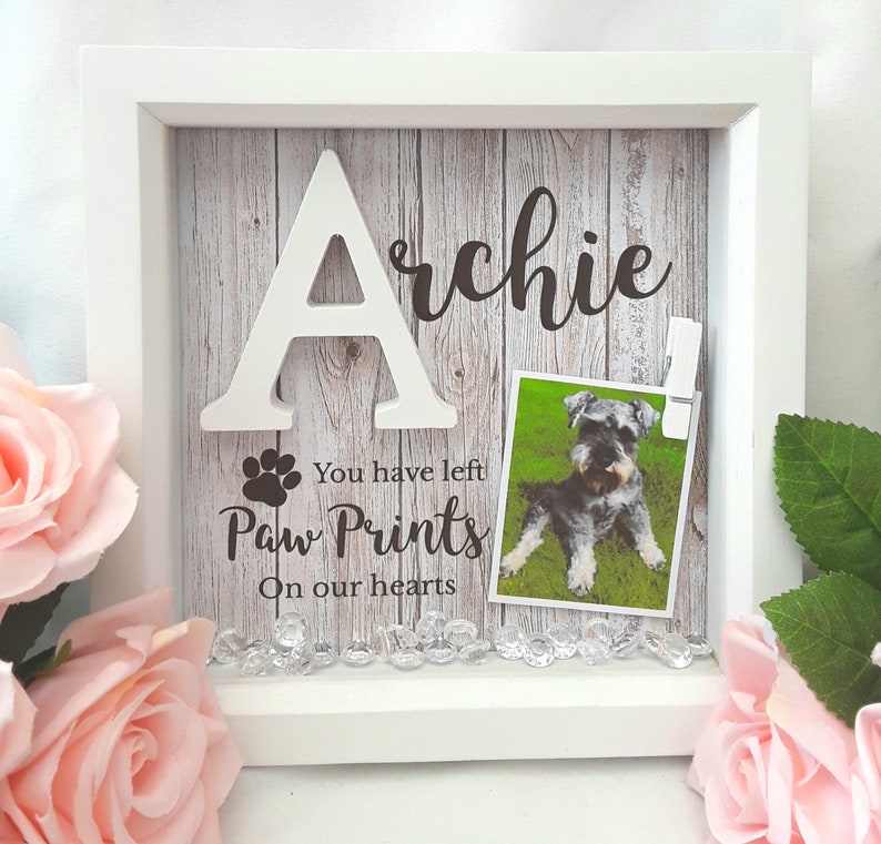 19cm & 23cm Frame Sizes Personalised Pet Loss Frame Pet Etsy