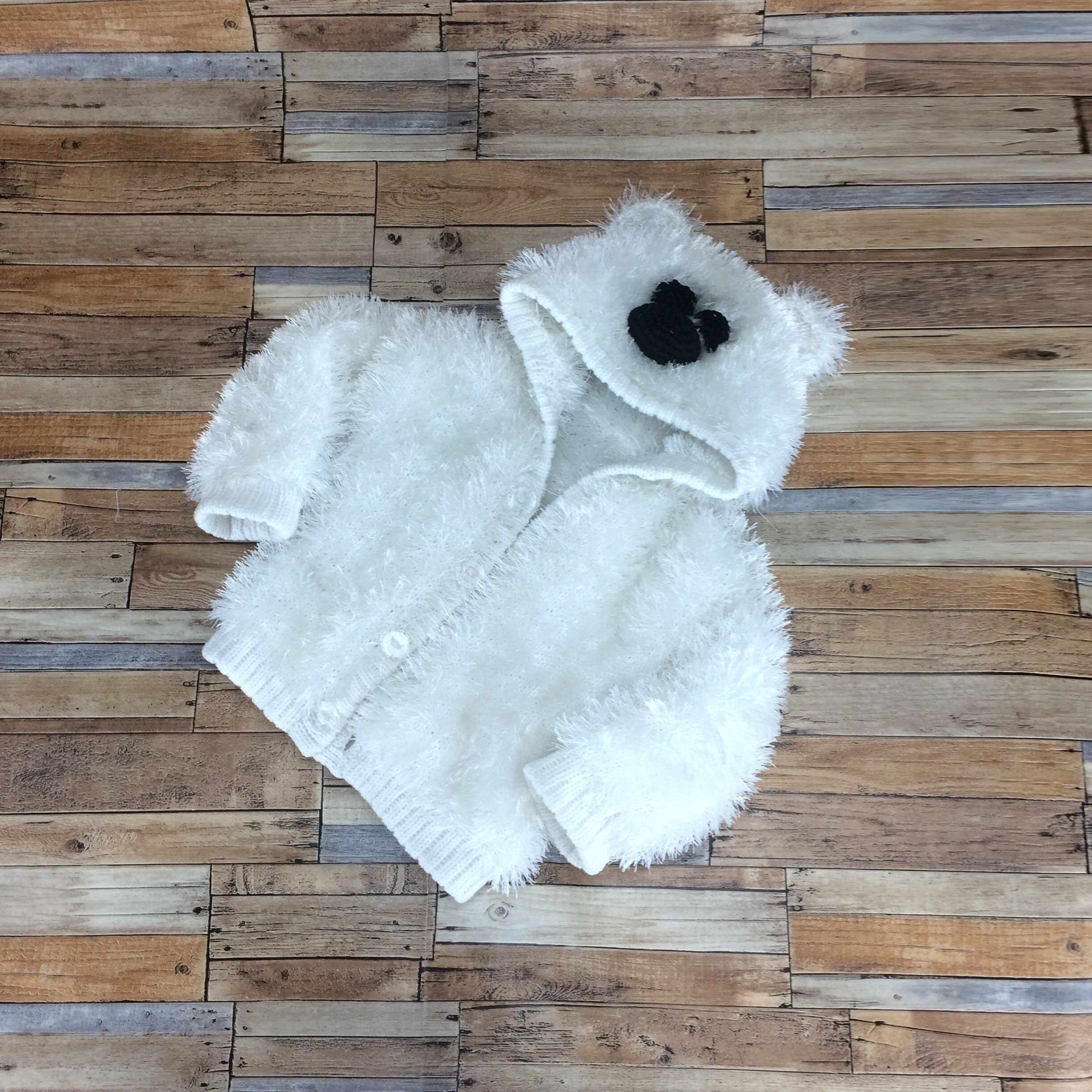 Baby bear outfit Polar bear costume Knitted baby clothes Etsy