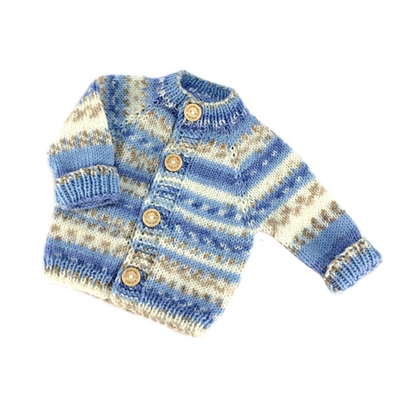 rainbow cardigan baby