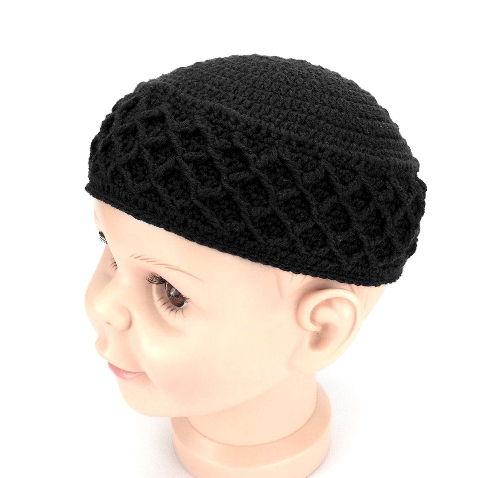 White Baby Kufi Kids Taqiyah Hat Hand Made Cotton Kufi With Etsy