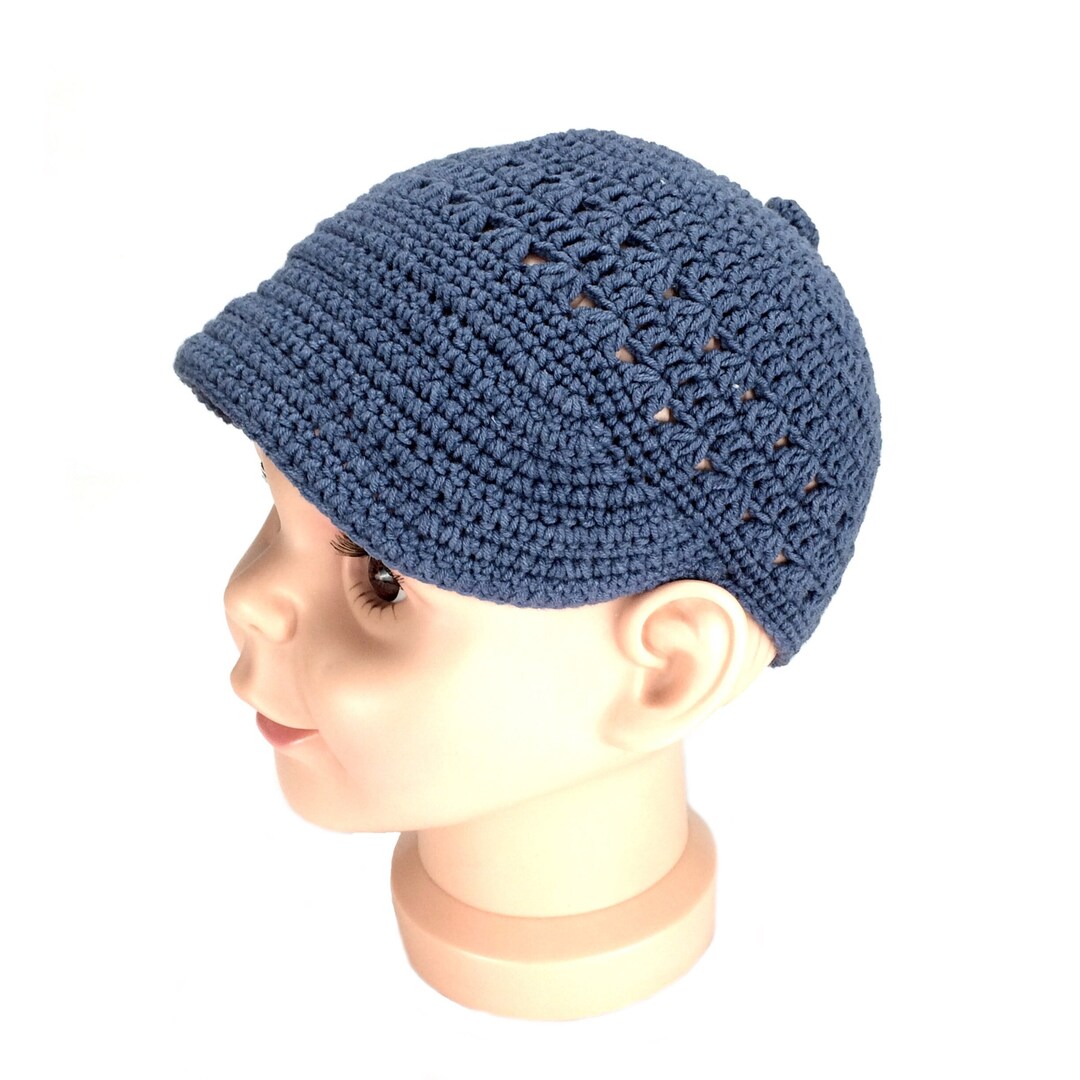 Baby Boy Baseball Cap Summer Spring Hats Baby Crochet Cotton Hat