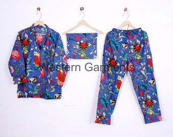 summerwear pj set |matchin pajama set|cotton wear flowers pj set|colorful pj set|light weight pj set|unisex pj set|family pajama