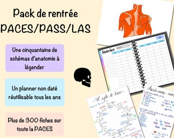 Pack de rentrée PACES PASS LAS