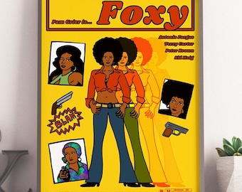 ブラックスプロイテーション映画ポスター：レトロカルトシネマ