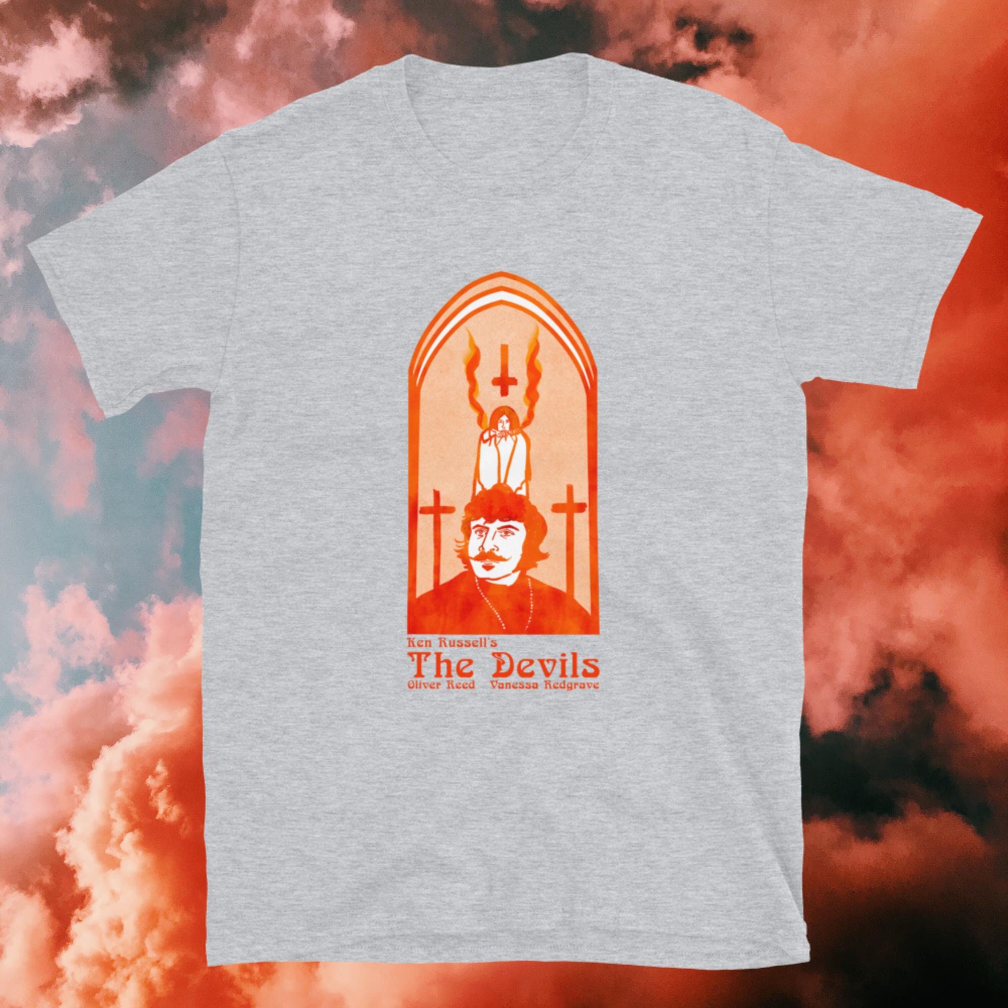 The Devils 1971 Film | Occult & Obscure Clothing | Night Channels Cardinal Red / Medium - Men's Tee