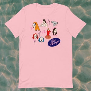 Pink Flamingos John Waters Divine Short-Sleeve Unisex T-Shirt