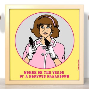 Poster Donne sull&#39;orlo di una crisi di nervi Pedro Almodovar