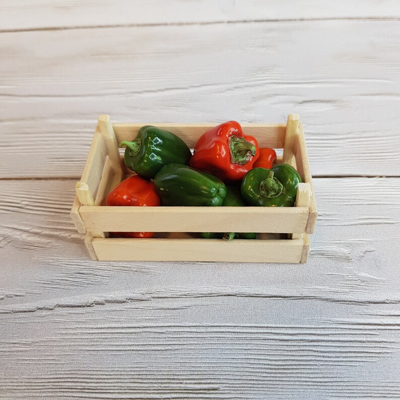 Puppenhaus Miniatur Essen. Roombox Gemüse. Minigarten | Etsy