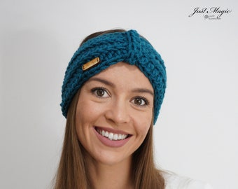 Crochet Headband | Crochet Ear Warmer | HANDMADE Hairband | Wool Headband