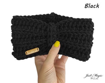 Crochet Headband | Crochet Ear Warmer | HANDMADE Hairband | Wool Headband