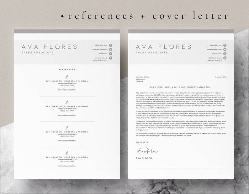 PC and Mac Resume Template for - Il 794xN.2036291125 Nfit 