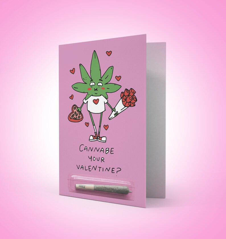 Cannabe Your Valentine Cannabis Marijuana 420 Cardz Stoner Etsy
