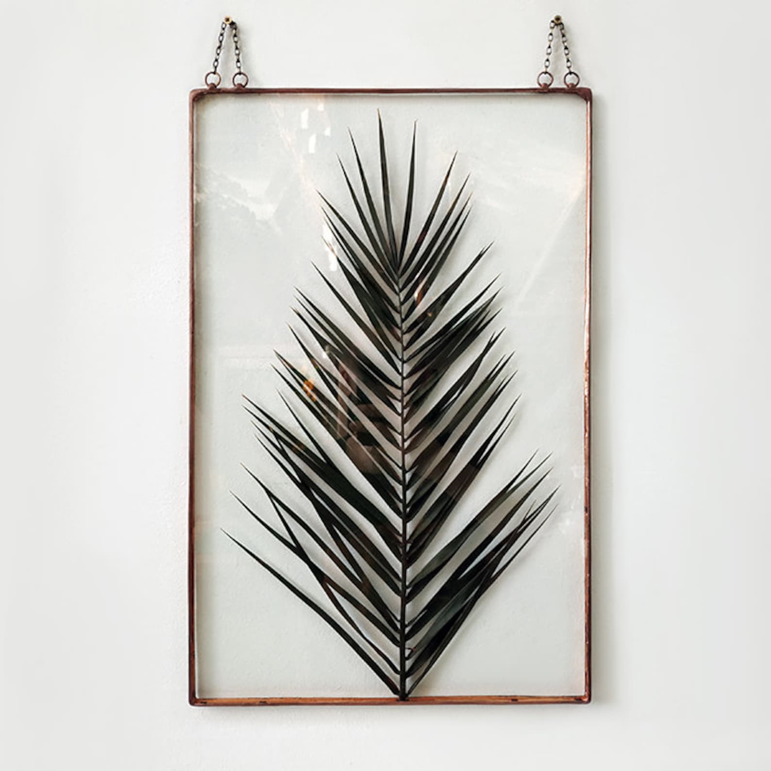 Palm leaf wall art palm leaf wall hanging tropical plants Etsy