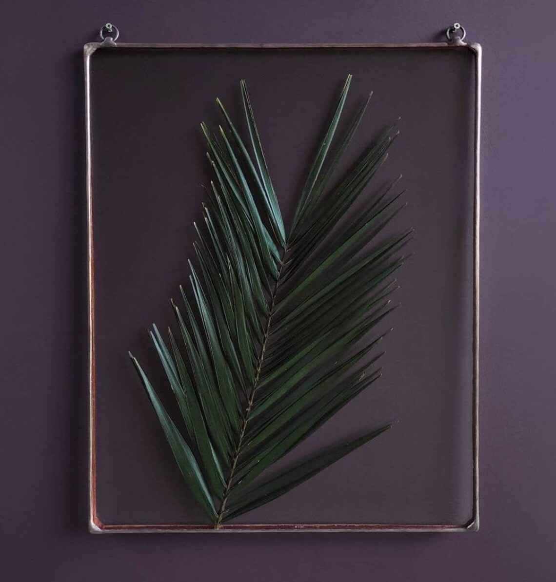 Palm leaf wall art palm leaf wall hanging tropical plants Etsy