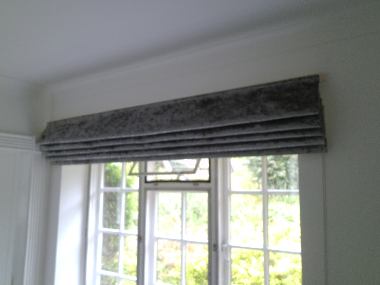 Made to Measure Bespoke Roman Blinds Silver or Black Crushed Etsy