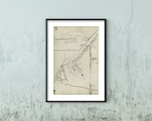 1912 Old Map of New York Queens Vintage Fine Art Reproduction Ready to Frame