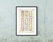 1884 Old Map of New York Brooklyn Map bounded by West St., India St., Manhattan Ave., Greenpoint Vintage Fine Art Reproduction