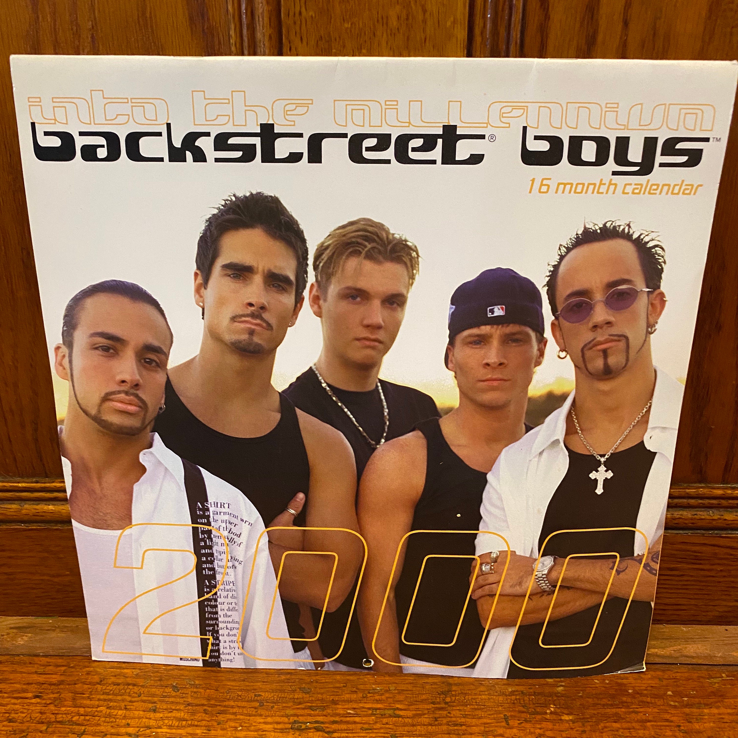 Backstreet Boys Calendar Etsy