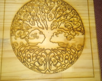 Tree of life cutting board