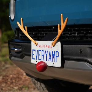 License Plate Reindeer Kit (Universal Fit)