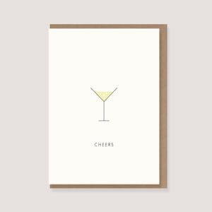 Karte - "Sektflöte - Cheers"
