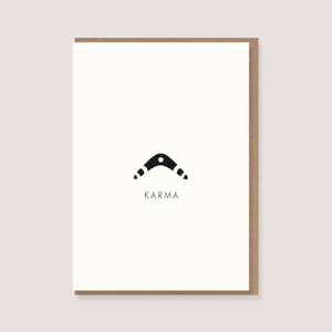 Karte - "Boomerang - Karma"