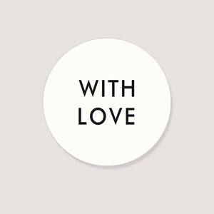 Aufkleber | Etiketten - WITH LOVE.