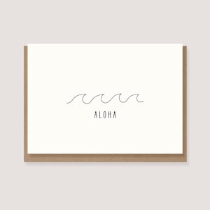 Karte - "Welle - Aloha"