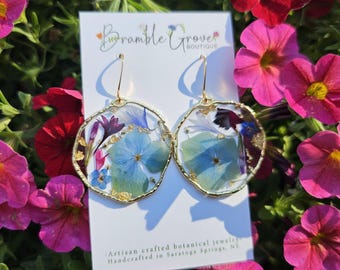 Handmade beautiful flower earrings | Meadow Petal collection | botanical jewelry