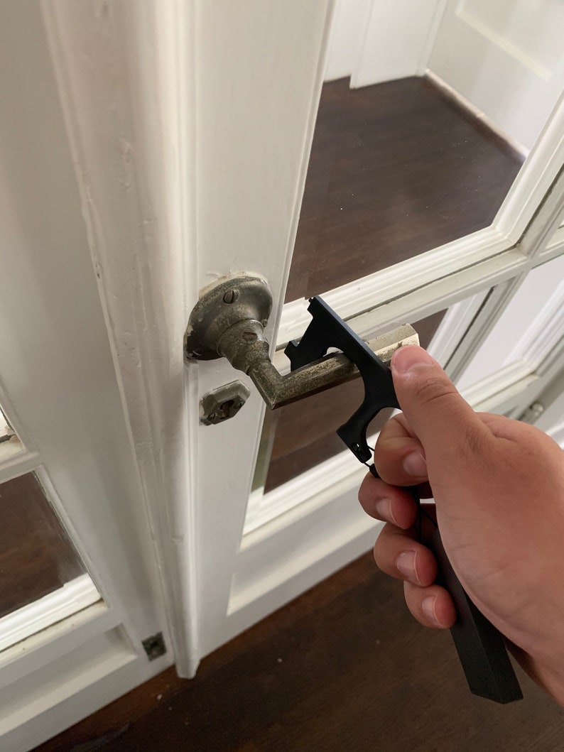 Touchless Door Opener Door Opener Tool Opener Hook W/ Case Etsy