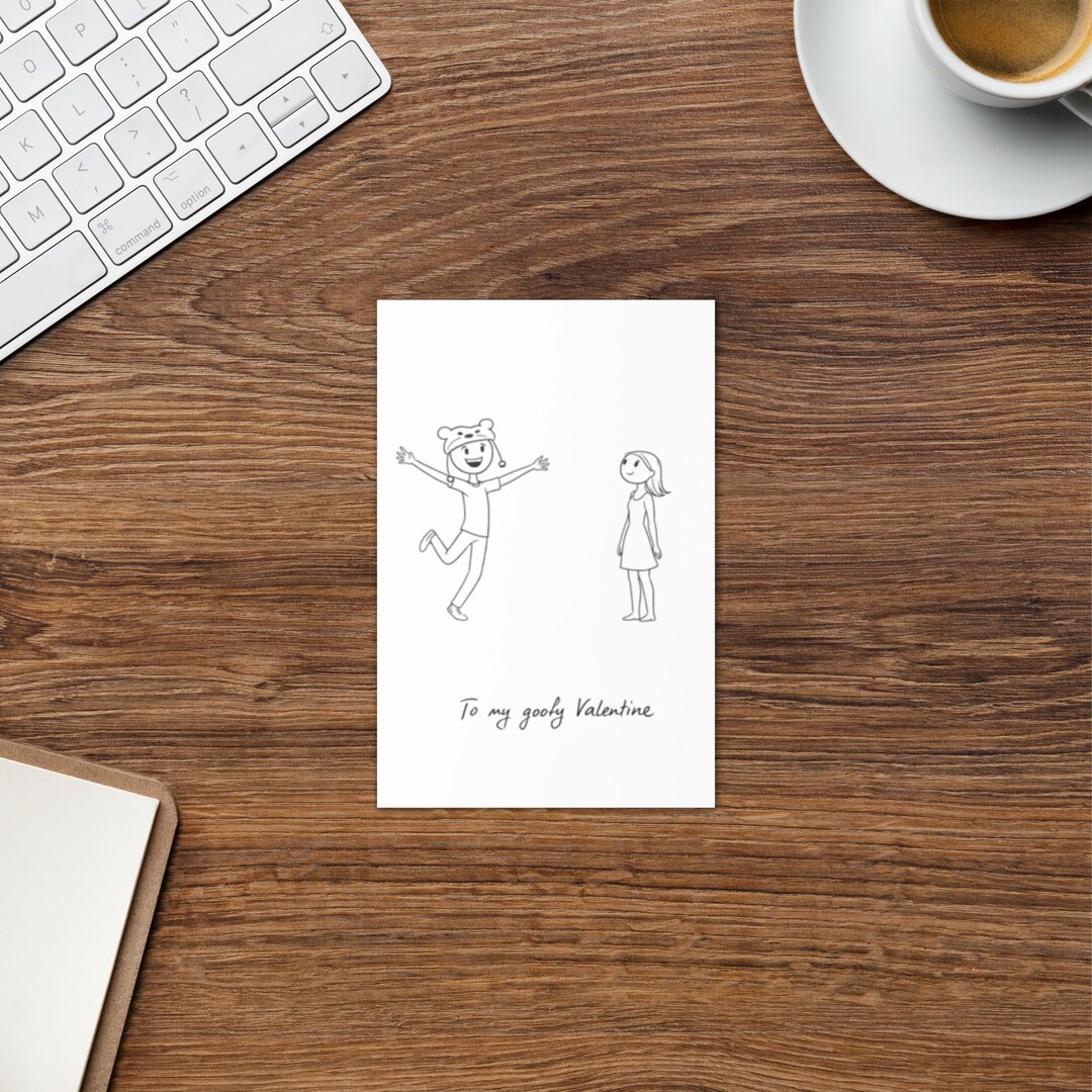 Goofy Valentine Card for Him, Funny Love Note for Boyfriend or Husband ...